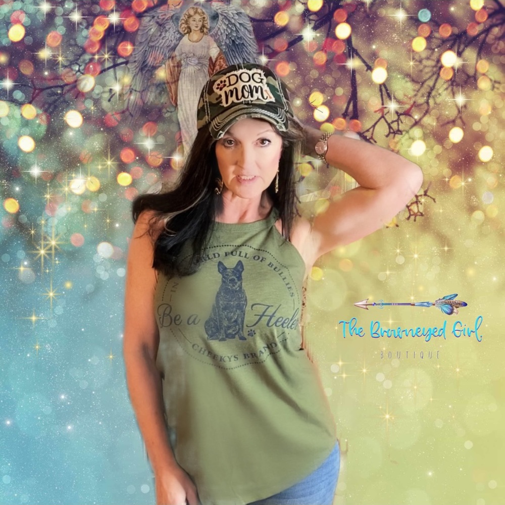 Be A Heeler Rocker Tank Top sm-xlg